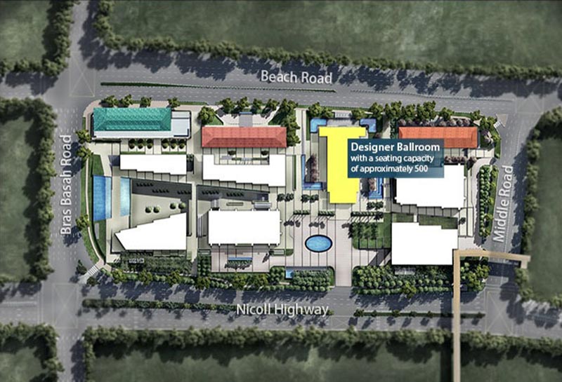 South Beach Residences Designer Ballroom Site Plan